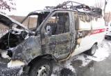 В Йошкар-Оле загорелся автомобиль скорой помощи